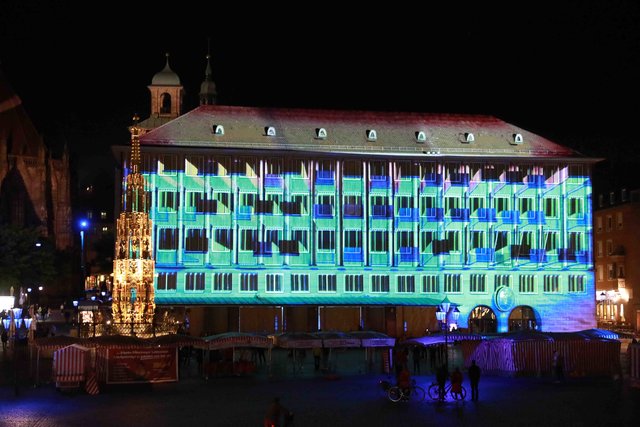 Blaue Nacht in Nürnberg 2018. | Foto: Udo Dreier