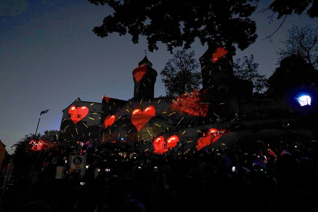 Blaue Nacht 2018 in Nürnberg. | Foto: Udo Dreier