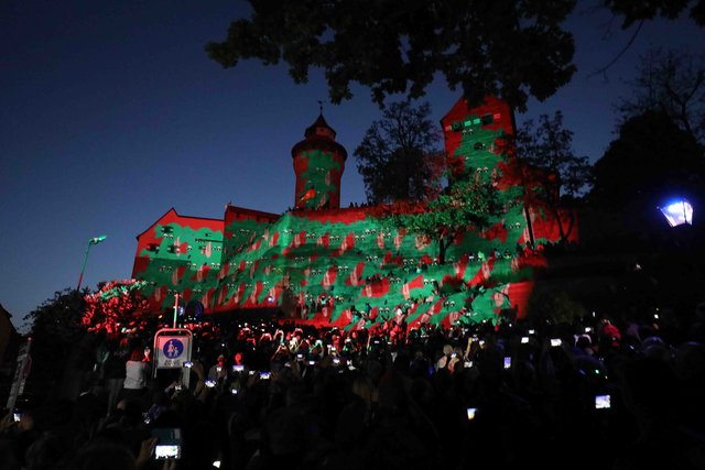 Blaue Nacht 2018 in Nürnberg. | Foto: Udo Dreier