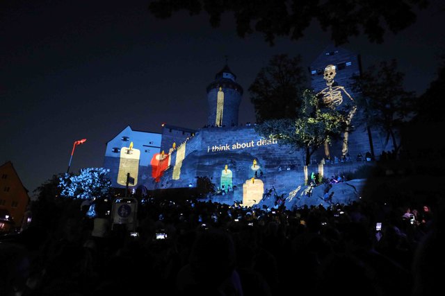 Blaue Nacht 2018 in Nürnberg. | Foto: Udo Dreier