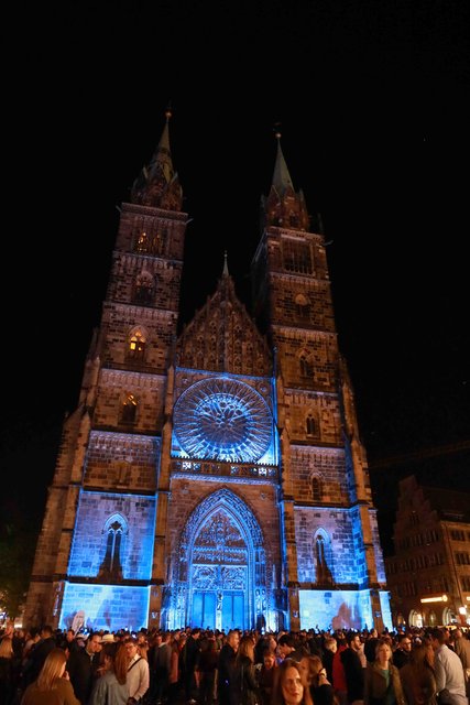Blaue Nacht in Nürnberg 2018. | Foto: Udo Dreier