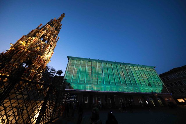 Blaue Nacht 2018 in Nürnberg. | Foto: Udo Dreier