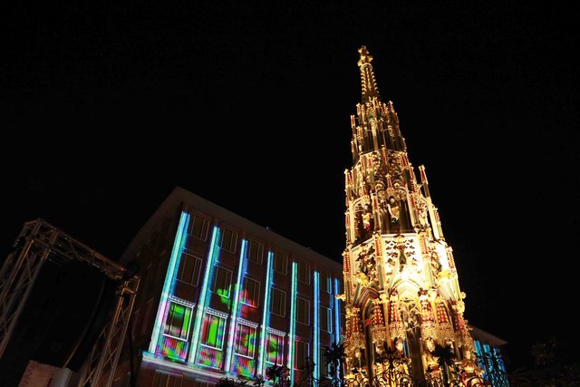 Blaue Nacht in Nürnberg 2018. | Foto: Udo Dreier