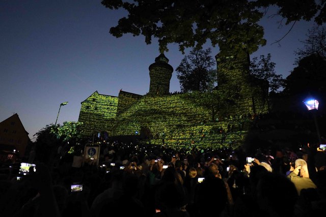 Blaue Nacht 2018 in Nürnberg. | Foto: Udo Dreier