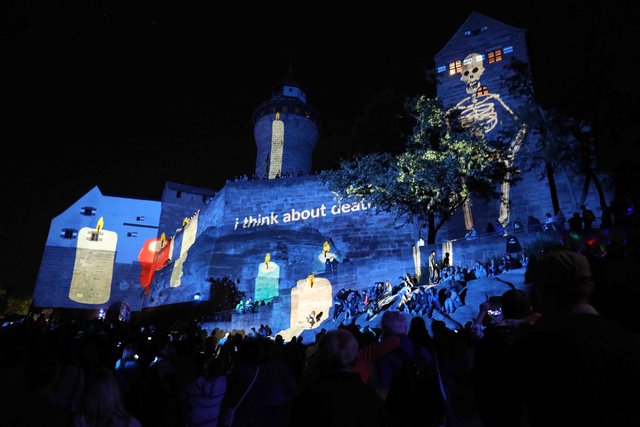Blaue Nacht 2018 in Nürnberg. | Foto: Udo Dreier