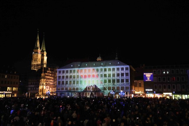Blaue Nacht 2018 in Nürnberg. | Foto: Udo Dreier