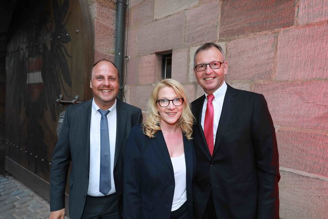 Großer Empfang der Club-Helden, Betreuer und Sponsoren auf der Nürnberger Kaiserburg. | Foto: © Udo Dreier