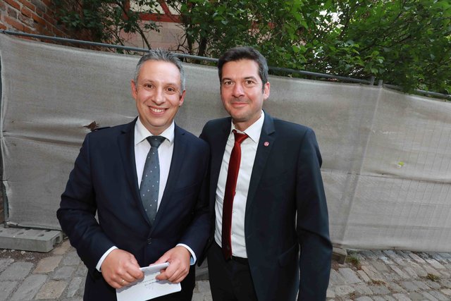 Großer Empfang der Club-Helden, Betreuer und Sponsoren auf der Nürnberger Kaiserburg. | Foto: © Udo Dreier