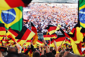 Beste Stimmung bei den Public Viewings zur WM 2018 im Großraum Nürnberg (Foto: © Ingo Bartussek - Fotolia.com)