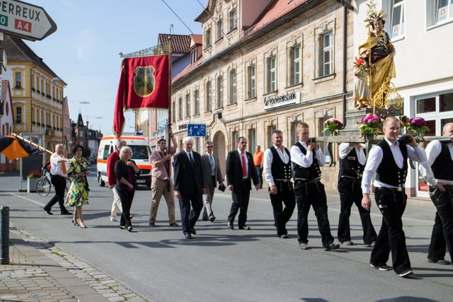Fronleichnamsprozession in Forchheim.