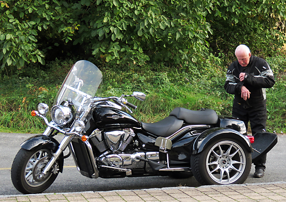 Peter S. war zum Zeitpunkt seines Verschwindens mit einem schwarzen Trike unterwegs.