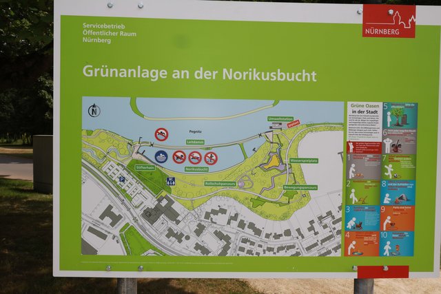 Eröffnung der Grünanlage an der Norikusbucht. | Foto: Udo Dreier