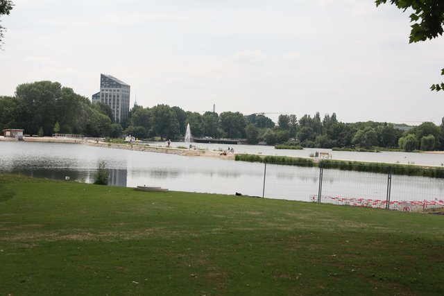 Eröffnung der Grünanlage an der Norikusbucht. | Foto: Udo Dreier