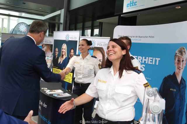 1. Tag der Bayerischen Polizei in Nürnberg mit buntem Rahmenprogramm. | Foto: Udo Dreier