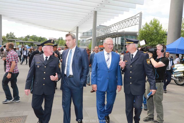 1. Tag der Bayerischen Polizei in Nürnberg mit buntem Rahmenprogramm. | Foto: Udo Dreier