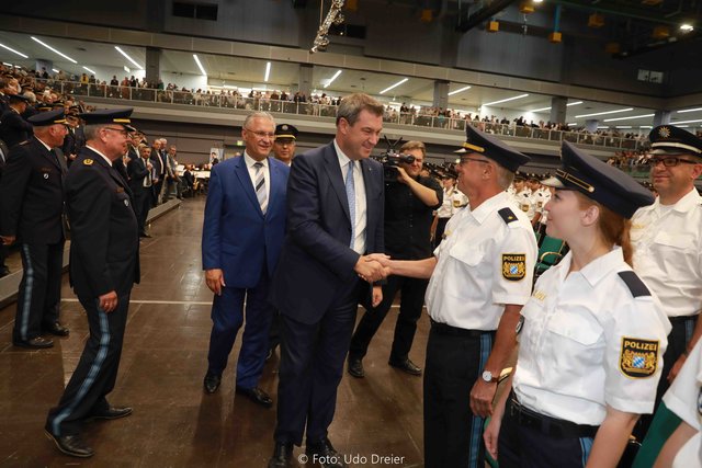 1. Tag der Bayerischen Polizei in Nürnberg mit buntem Rahmenprogramm. | Foto: Udo Dreier