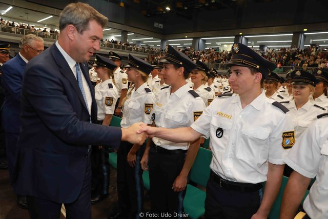 1. Tag der Bayerischen Polizei in Nürnberg mit buntem Rahmenprogramm. | Foto: Udo Dreier