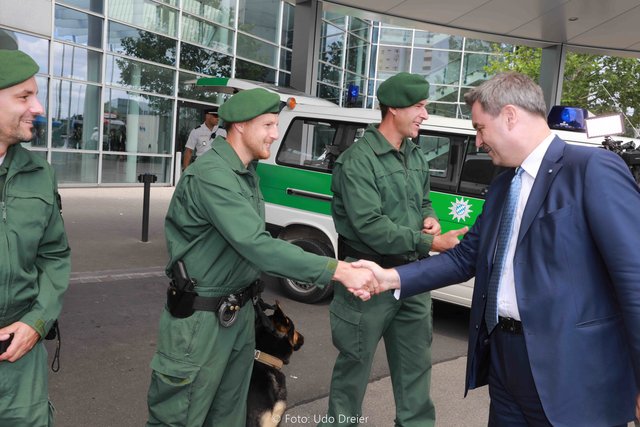 1. Tag der Bayerischen Polizei in Nürnberg mit buntem Rahmenprogramm. | Foto: Udo Dreier