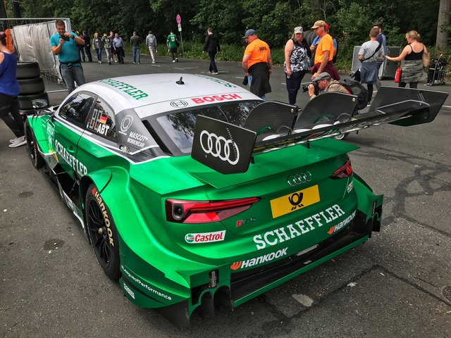 0-100 in 2,6 Sekunden: Der Audi RS5 DTM von Daniel Abt schafft 285 km/h.