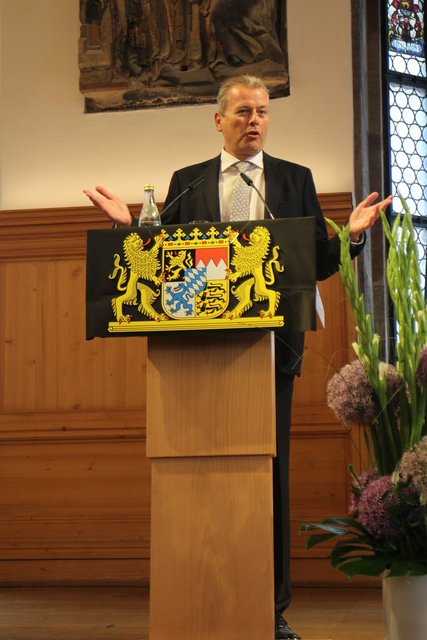 Oberbürgermeister Dr. Ulrich Maly bei seiner Ansprache. | Foto: Arthur Kreklau