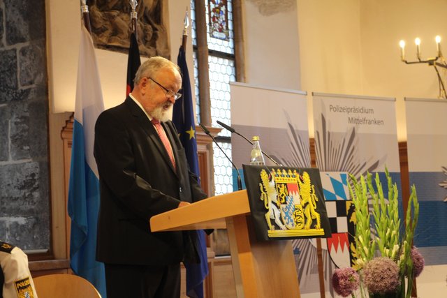 Dr. Walter Kimmel, Leiter der Staatsanwaltschaft Nürnberg-Fürth im Rathaussaal. | Foto: Arthur Kreklau