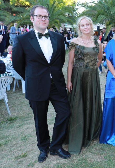 Erlangens Oberbürgermeister Dr. Florian Yanik mit Ehefrau Sylvia. 