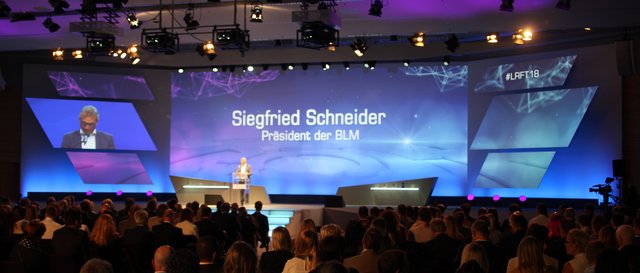 Eröffnung der 26. Lokalrundfunktage in Nürnberg am 3. Juli 2018. | Foto: Arthur Kreklau