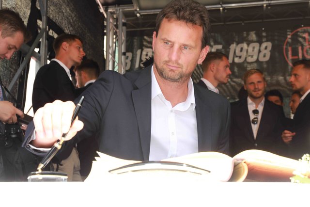 Staatsempfang für die Clubhelden. | Foto: Udo Dreier