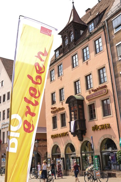 Bio erleben auf dem Nürnberger Hauptmarkt vom 13. bis 15. Juli 2018. | Foto: Nicole Fuchsbauer