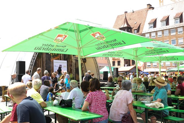 Bio erleben auf dem Nürnberger Hauptmarkt vom 13. bis 15. Juli 2018. | Foto: Nicole Fuchsbauer