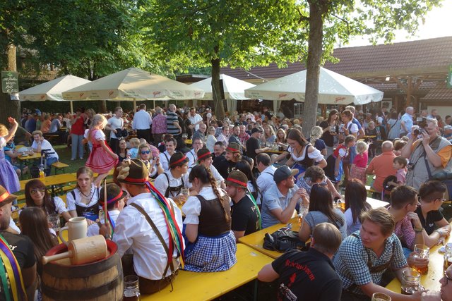 Im Garten der Grünen Au ist viel Platz für einen Mega-Kirchweih-Biergarten. | Foto: © ZVB