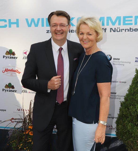 CSU-MdB Michael Frieser mit Gattin Stefanie. | Foto: © Jürgen Friedrich