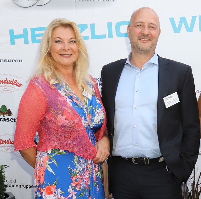 Modelagentur-Chefin Marie Luise Cawi und BMW-Nürnberg-Chef Thomas Fischer | Foto: © Jürgen Friedrich