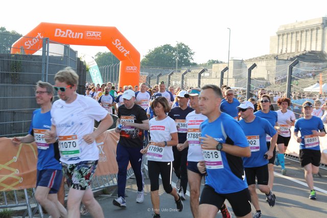 Marktspiegel-Team auf der Strecke. | Foto: Udo Dreier