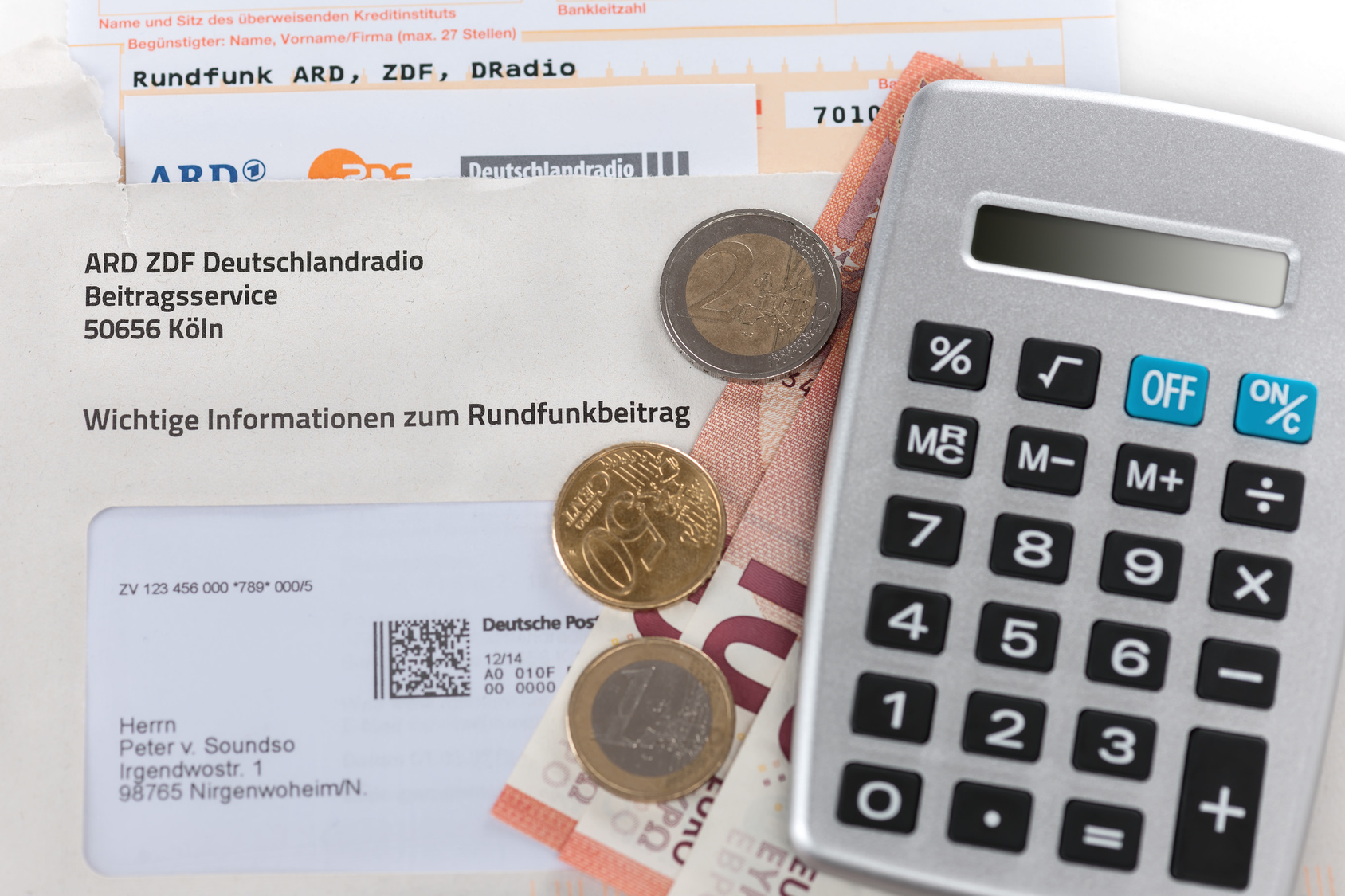 Der Rundfunkbeitragsservice bekommt jetzt Daten von den Einwohnermeldeämter zum Abgleich.