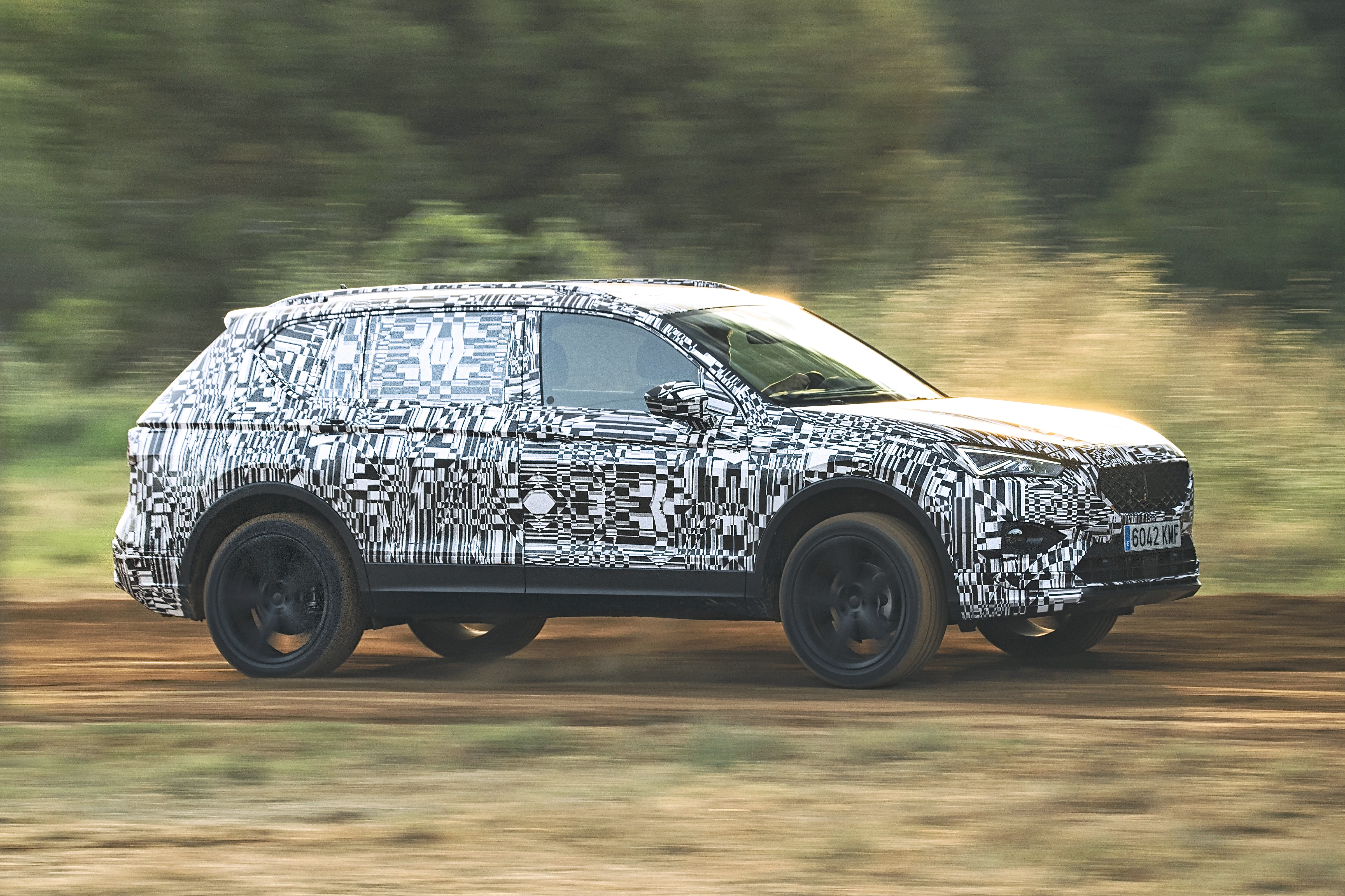 Noch getarnt: der Seat Tarraco. Foto: Auto-Medienportal.Net/Seat