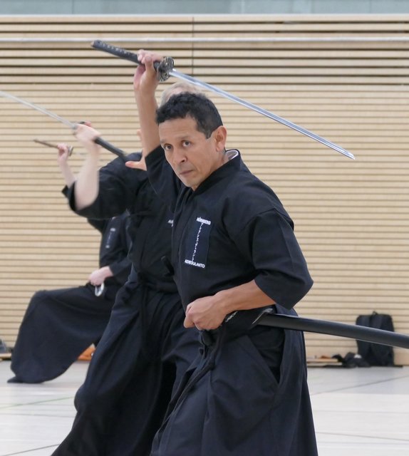 Iaido Sommerlehrgang 2018. Alexis Dulanto von ZANCHIN Kampfkunst e.V.
