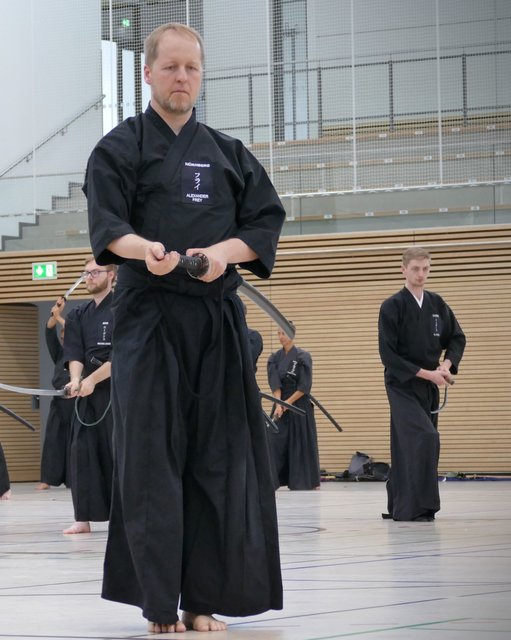 Iaido Sommerlehrgang 2018. Alexander Frey von ZANCHIN Kampfkunst e.V.