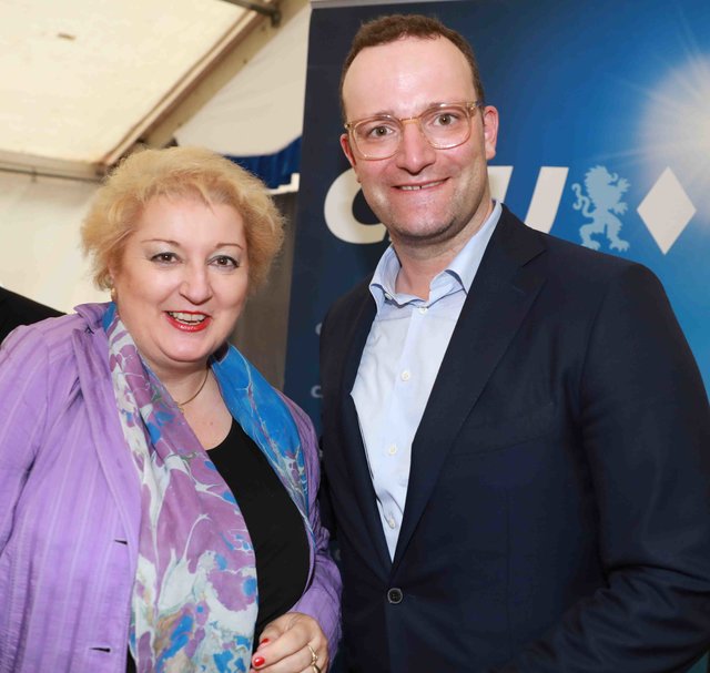 MdL Petra Guttenberger und Gesundheitsminister Jens Spahn. | Foto: Udo Dreier