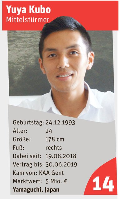Yuya Kubo | Foto: fcn.de