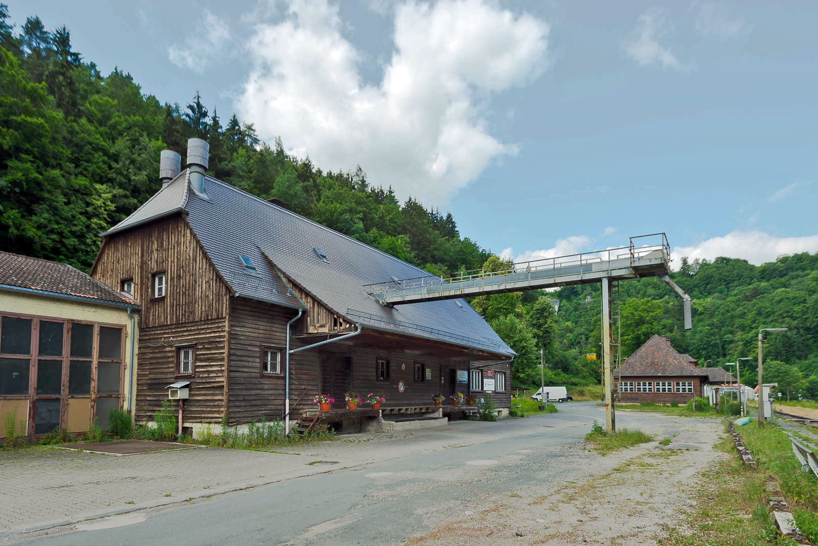 Am Bahnhof Behringersmühle öffnet die Museumsbahn erstmals die Tore des Getreidespeichers beim "Tag des offenen Denkmals",
