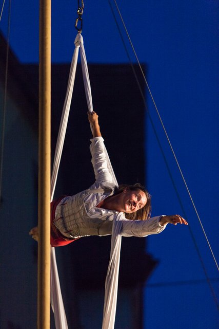Das ZirkArt-Festival in Forchheim brachte Akrobatik und Jonglage in den öffentlichen Raum.