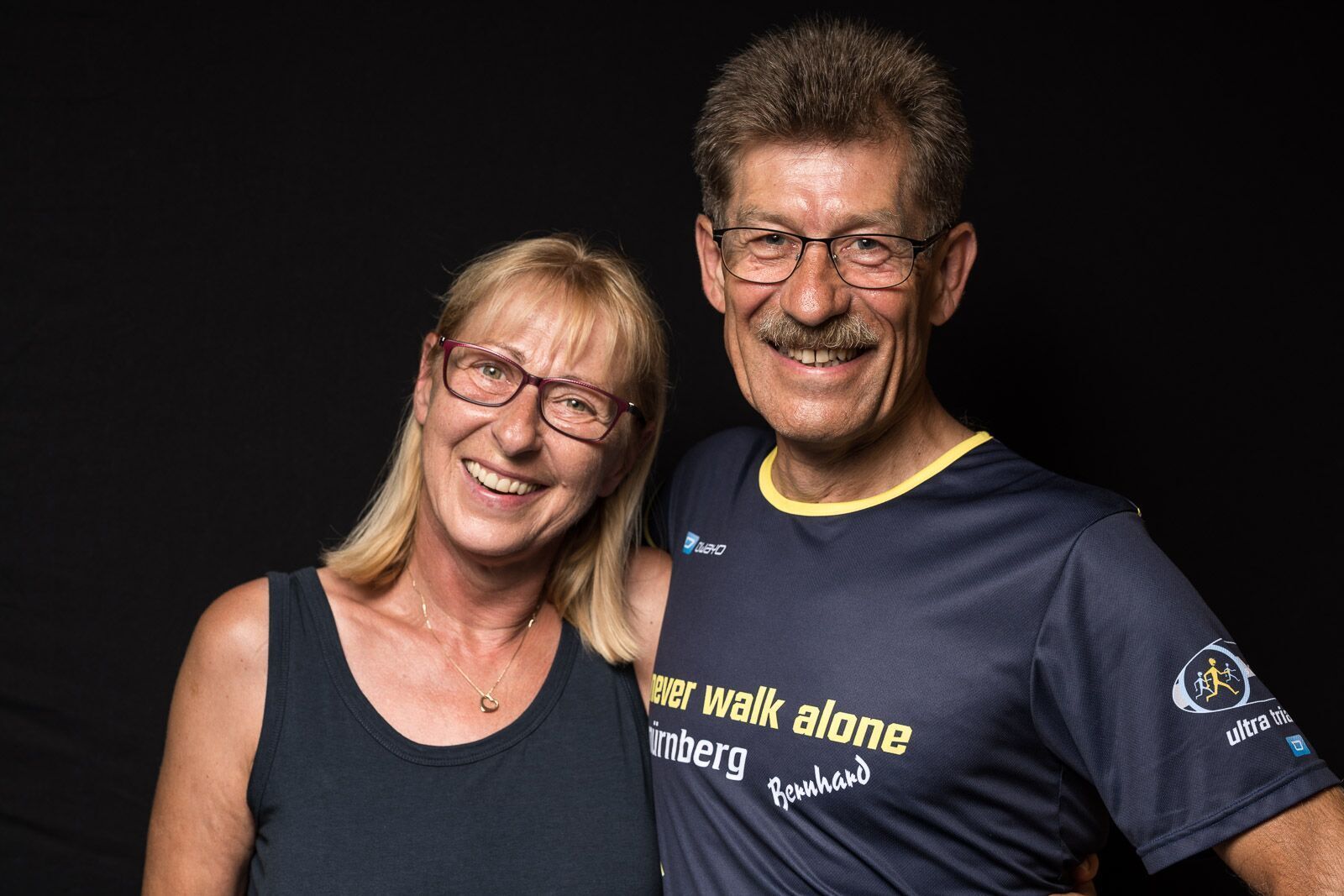 Bernhard Nuss mit Gattin Ingeborg.
