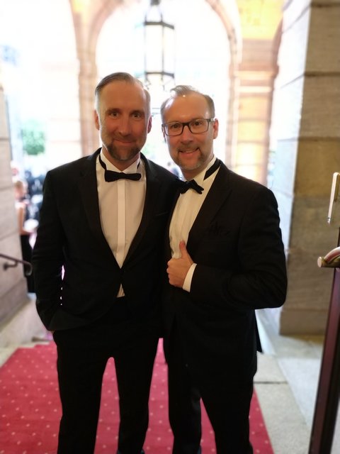 Ball-Macher Andreas (l.) und Simon Röschke. | Foto: J. Friedrich