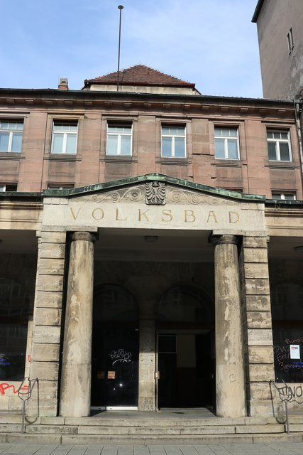 Wird nach Sanierung wieder eröffnet: das Nürnberger Volksbad. | Foto: Nicole Fuchsbauer