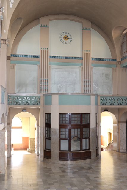 Kassenhäuschen im Volksbad. | Foto: Nicole Fuchsbauer