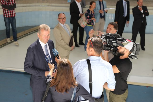 Interviews mit Dr. Urlich Maly. | Foto: Nicole Fuchsbauer