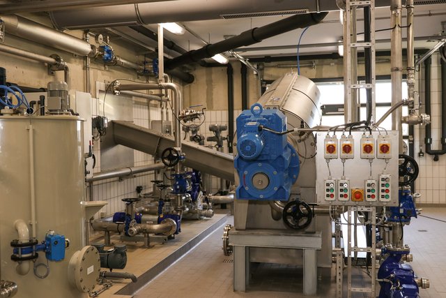 Blick in die neue Kläranlage. | Foto: Nicole Fuchsbauer