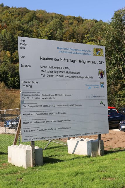Die neue Kläranlage in Heiligenstadt kann in Betrieb genommen werden. | Foto: Nicole Fuchsbauer