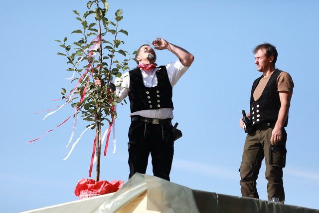 Richtfest für den Neubau der Energie- und Umweltstation auf dem Wöhrder See. | Foto: Udo Dreier